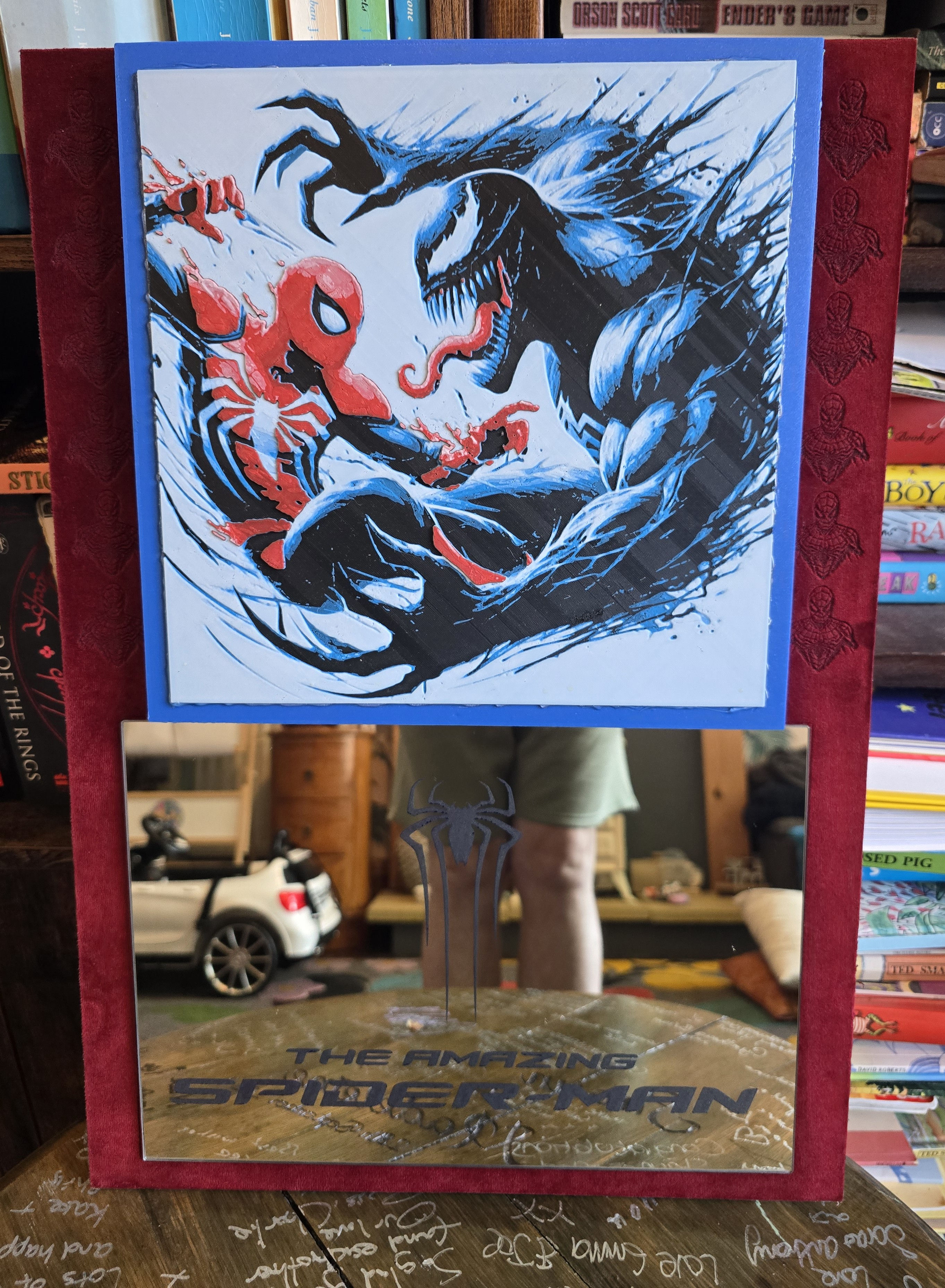 Spiderman Vs Vemon Hueforge Picture