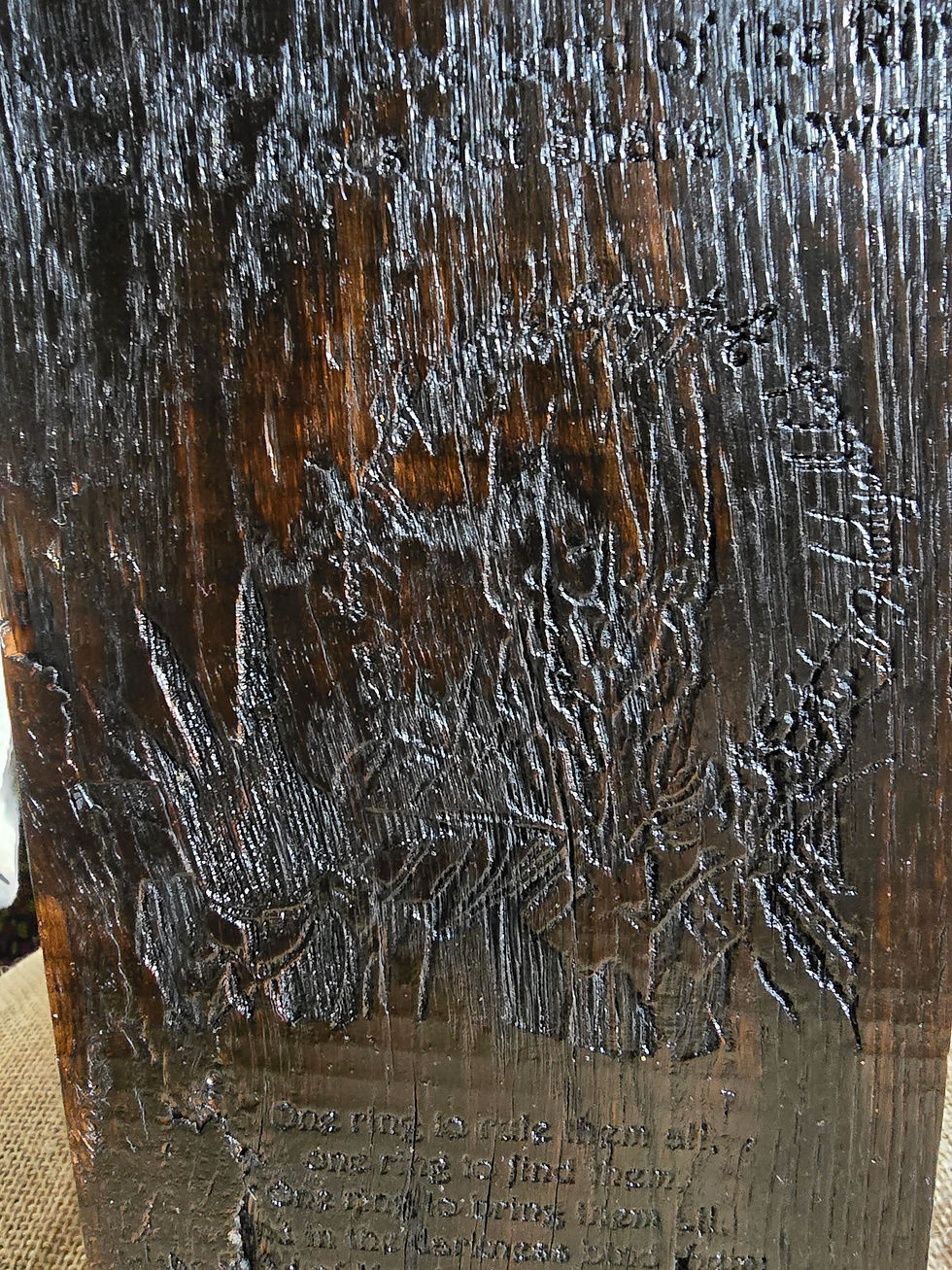 Thumbnail: Lord of the Rings Wooden Doorstop