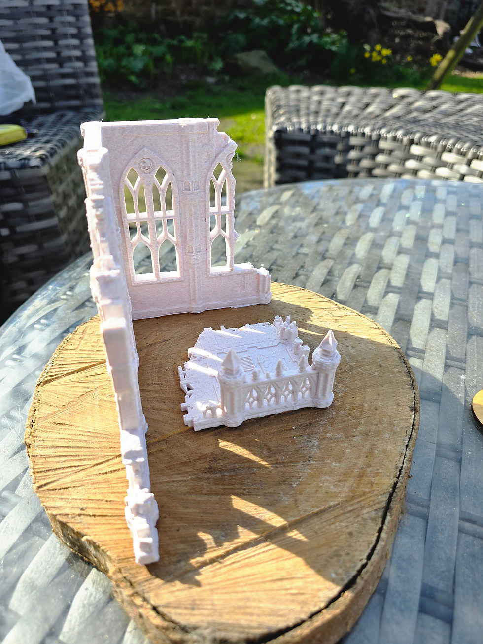 Thumbnail: 3D Printed Ruined Church. Wargame Terrain