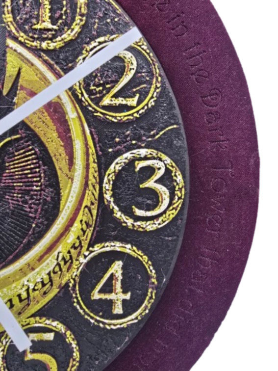 Thumbnail: Lord of the Rings HueForge clock featuring Barad-dûr and the Eye of Sauron