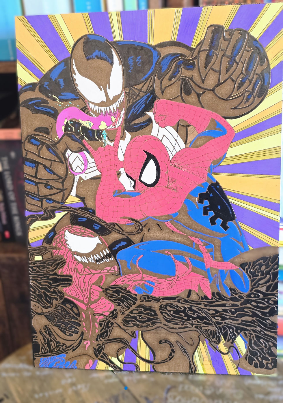 Thumbnail: Spiderman Vs Vemon Hueforge Picture