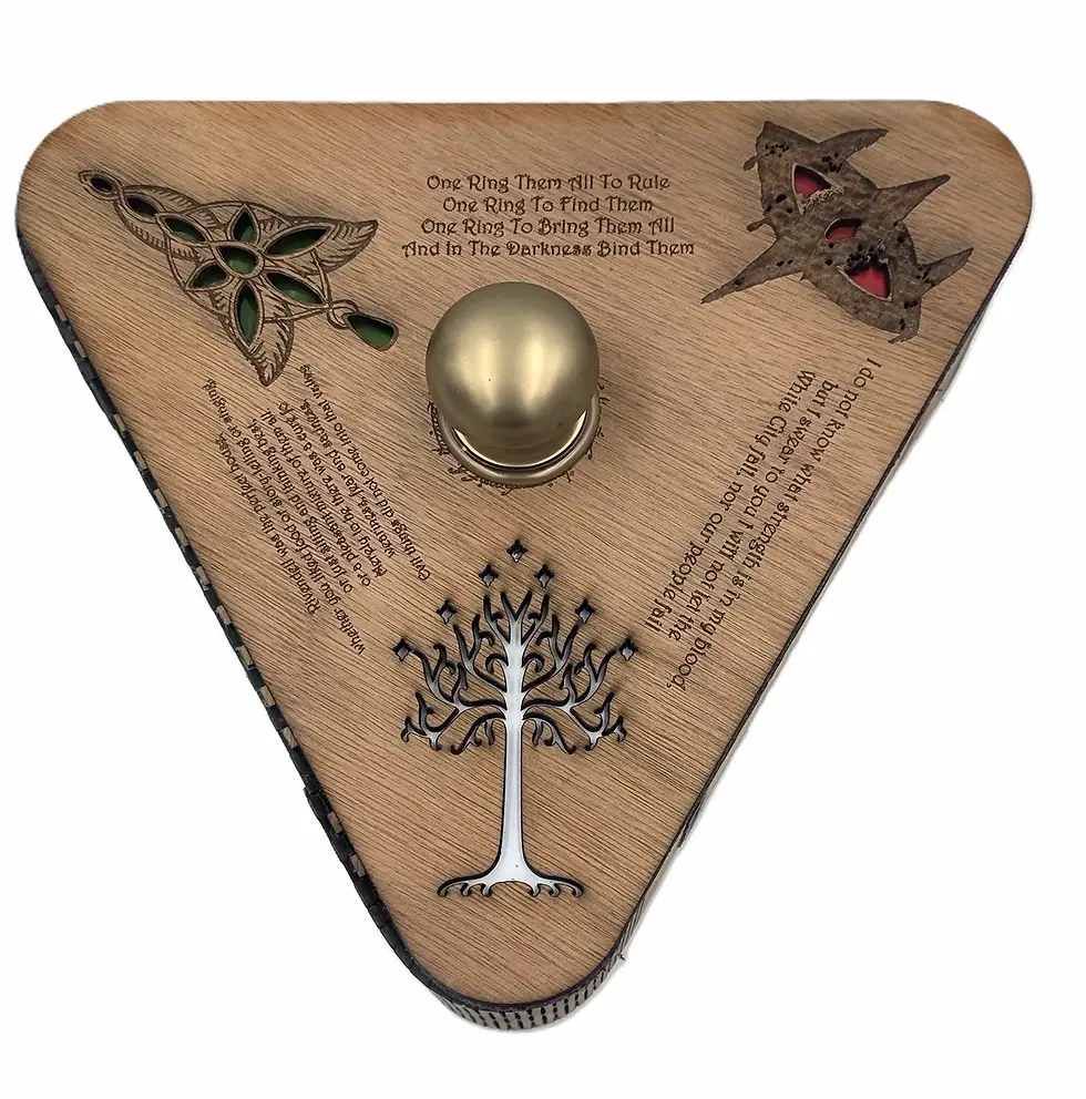 Lord of the Rings Wooden Triangle Box