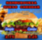 Hamburguesa Queso Cheddar 