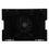 Miniatura: ADJUSTABLE NOTEBOOK COOLING PAD ARGOM CF-1594 BLACK