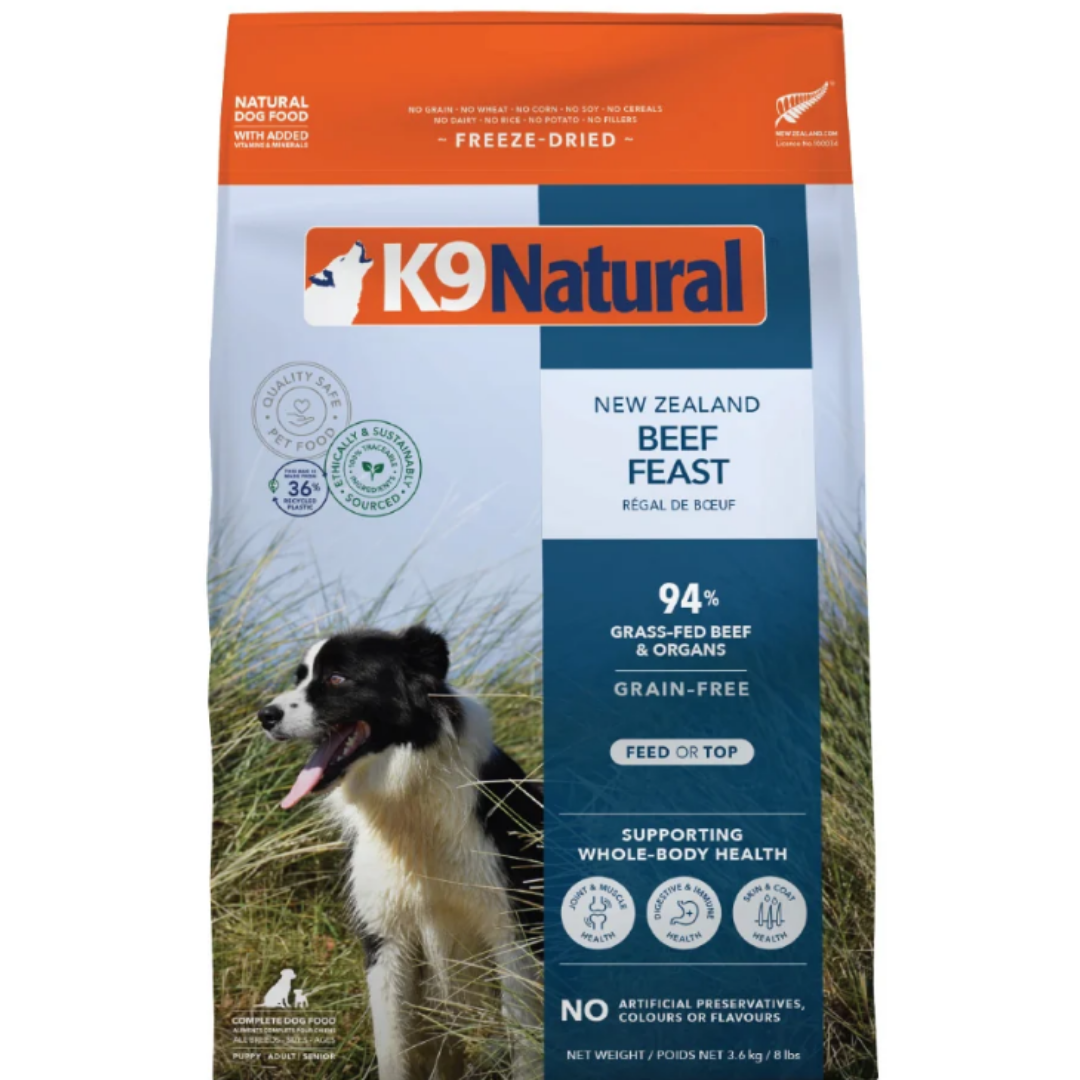 K9 Natural Freeze Dried Beef Dry Dog Food