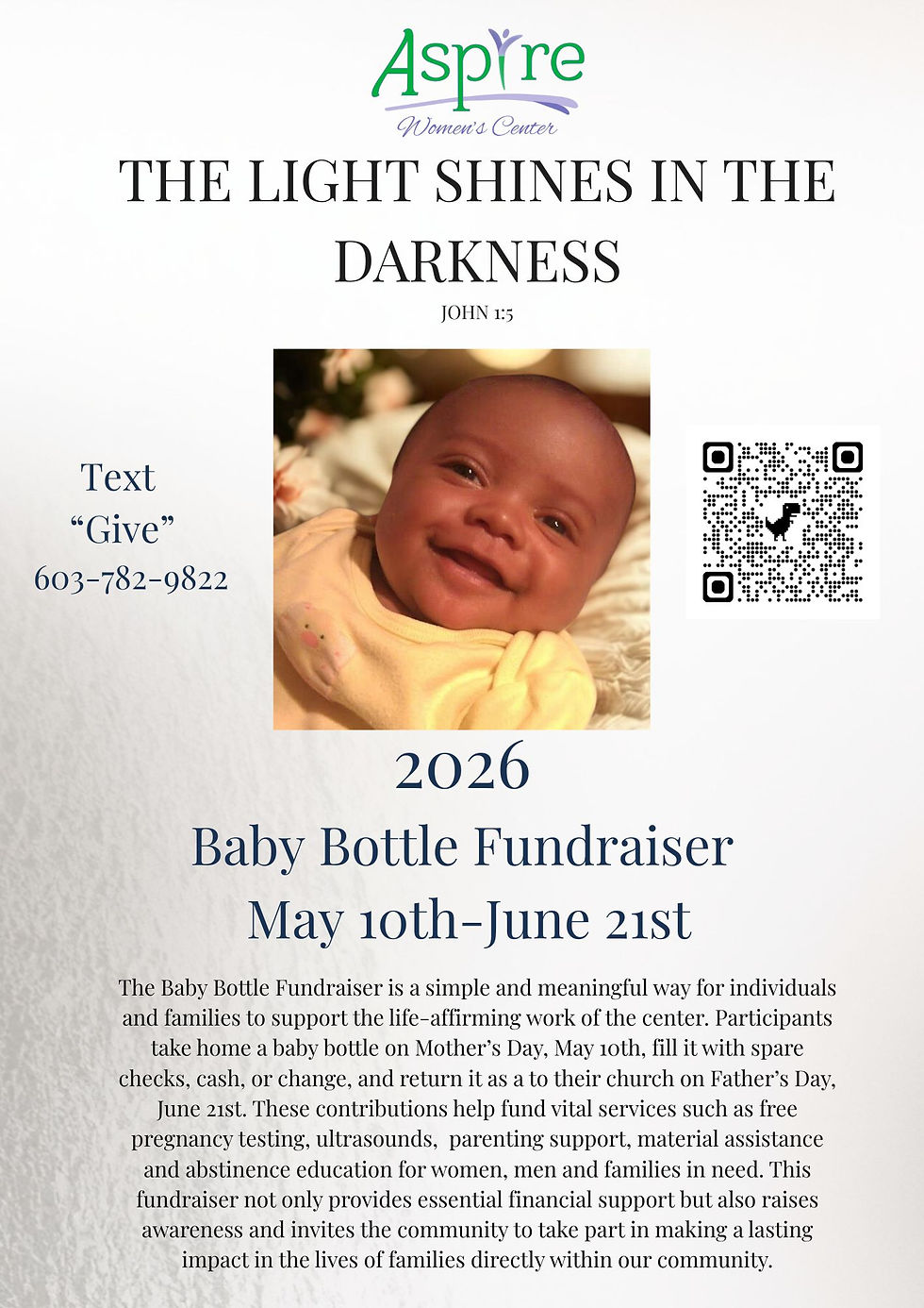 2026 Baby Bottle Fundraiser