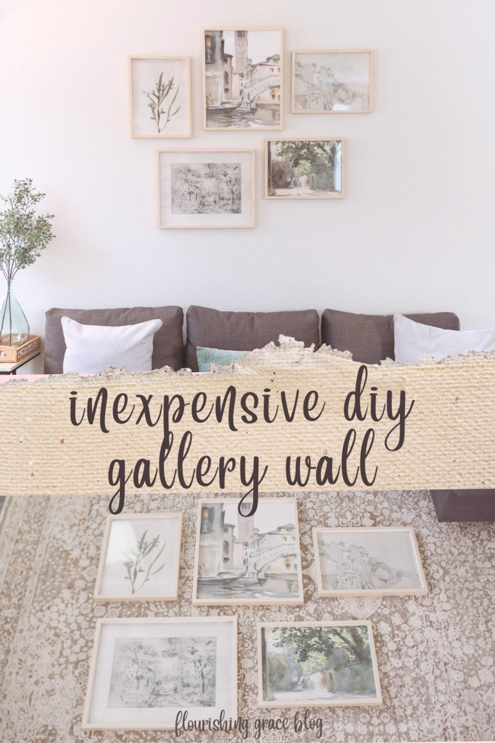 Inexpensive DIY Gallery Wall