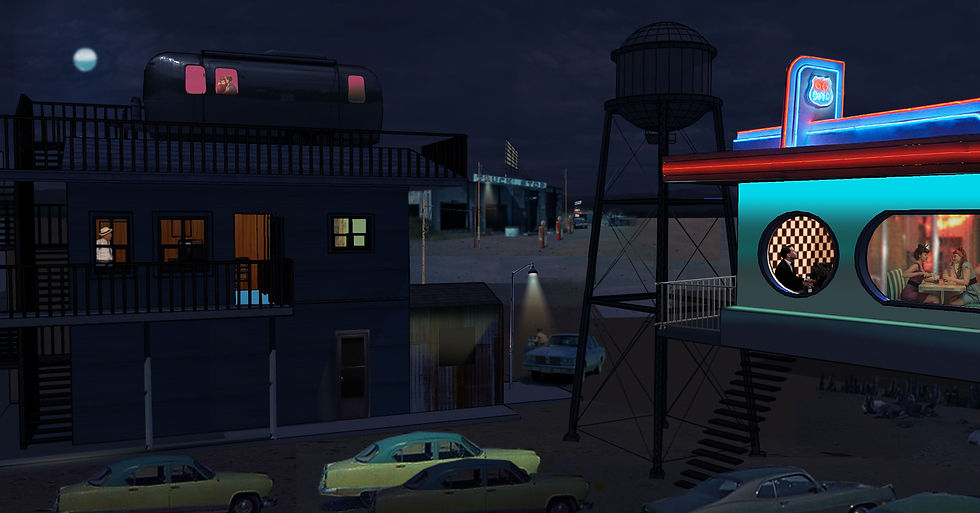 Vue de la nuit