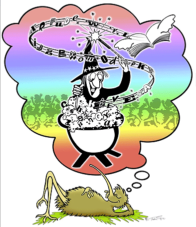 the word witch by Terry fitzgibbon