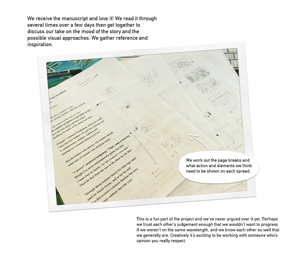 we receive the manuscript