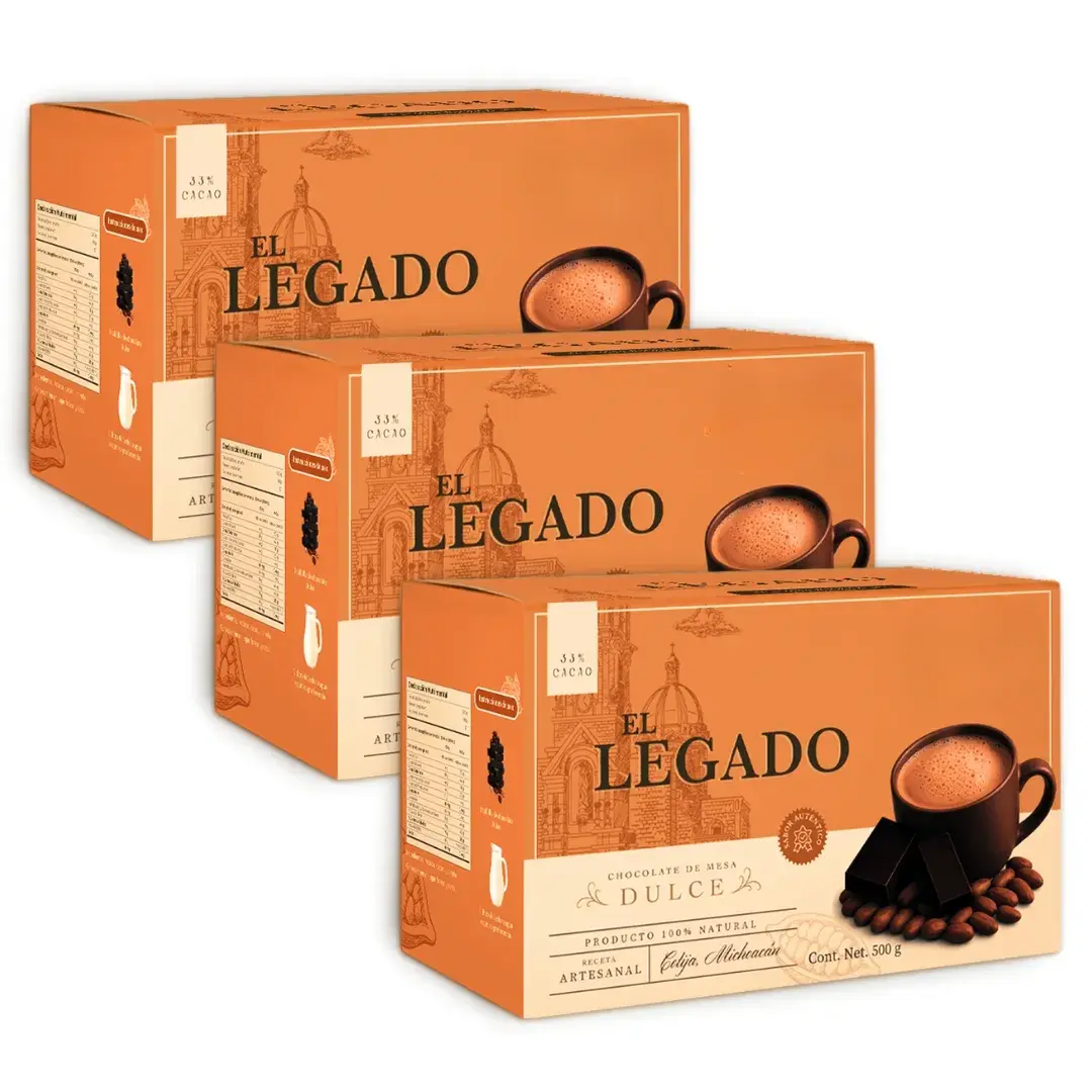 Chocolate de Mesa Dulce | 3 paquetes (1.5 kg)