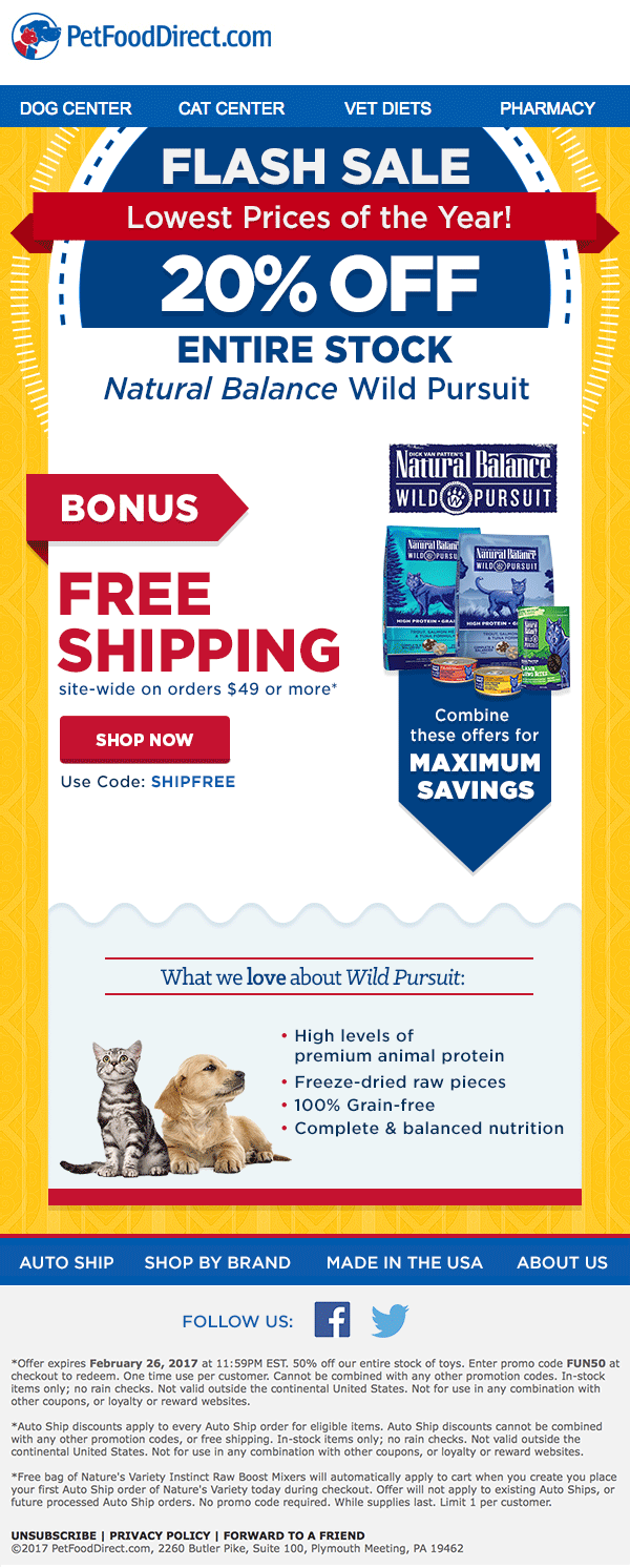 Wild Pursuit Flash Sale