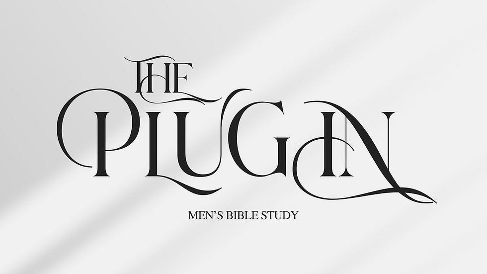 THE PLUG IN - Men's Bible Study