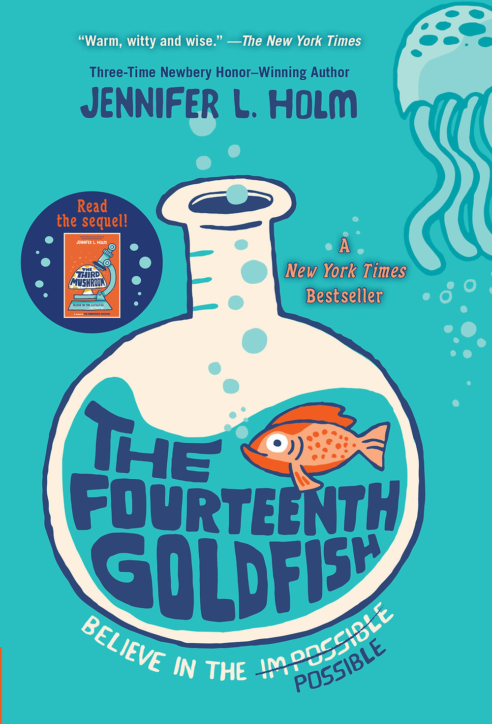 The book cover for The Fourteenth Goldfish