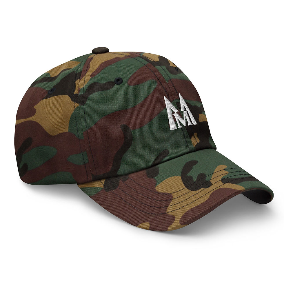 Thumbnail: menditherapy classic dad hat green camo