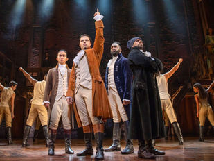 Jason Arrow acts as Alexander Hamilton in the International and Australian tour of the award-winning Broadway musical, 'Hamilton'.