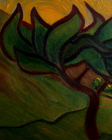 Van Gogh Study
Oil Painting
Landscape
R.J.Reid
Summer