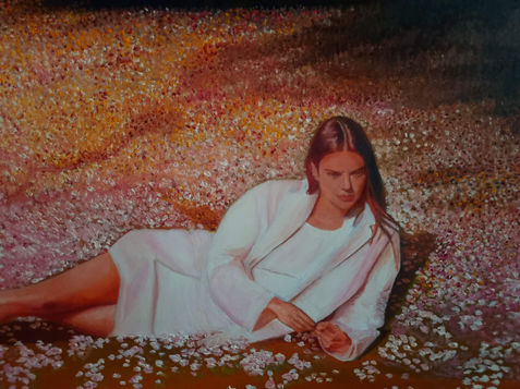 Kendall Jenner Portrait
Oil Painting
By R.J.Reid