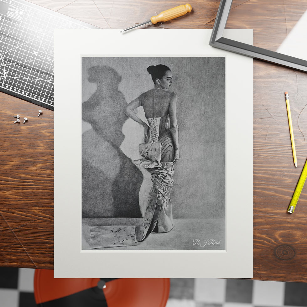 Thumbnail: Kendall Jenner Wearing Schiaparelli , Fine Art Print with Passepartout Frame