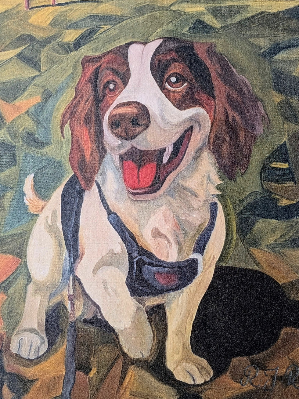 Thumbnail: Spaniel - Signed Print
