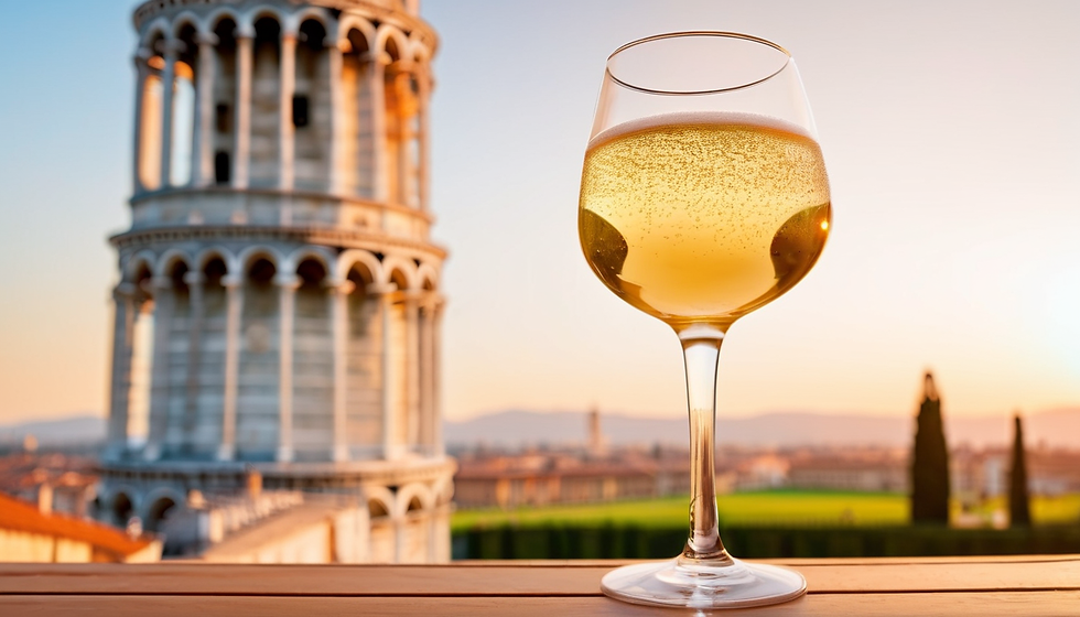 Sunset Toast at the Leaning Tower