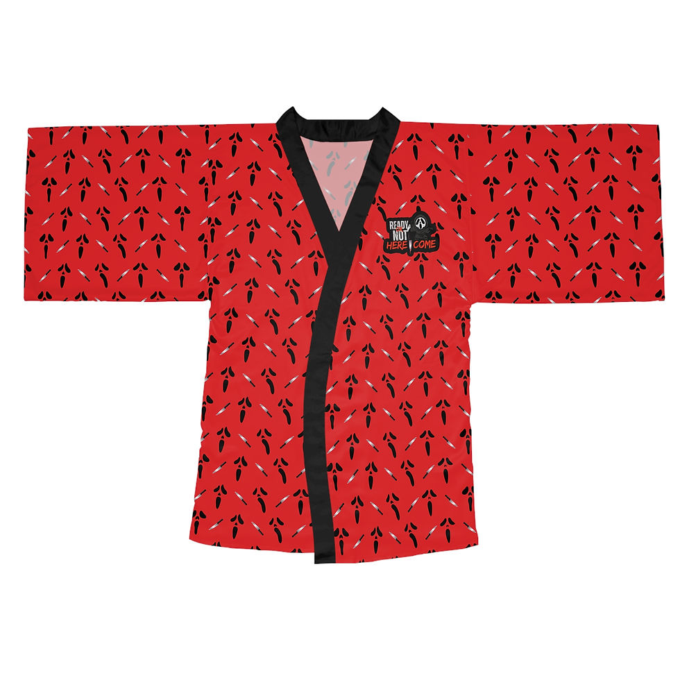 Bookish Boudoir | Masked Madness Kimono Robe