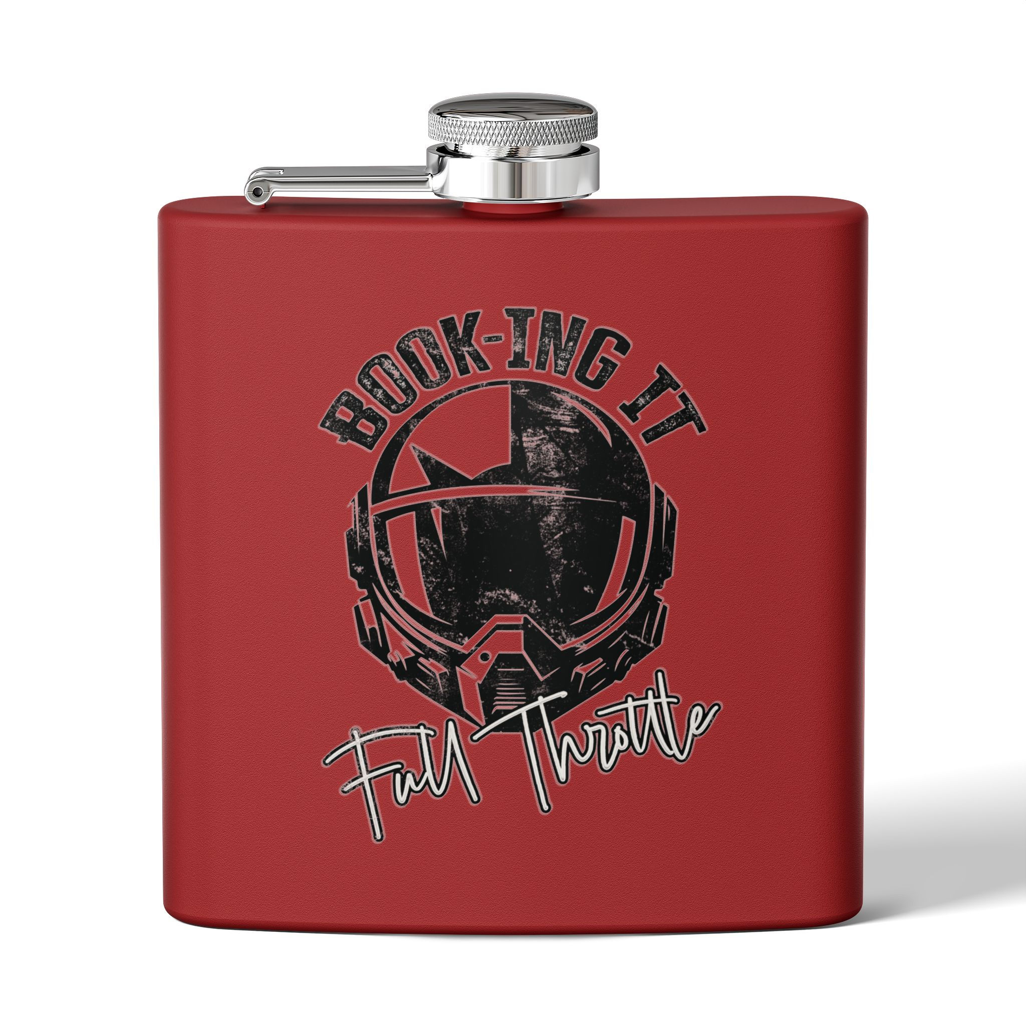 Bit of a Swallow | Rough Ride Stainless Steel Flask, 6oz