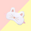 Miniature : Masque de Nuit Chat Blanc