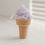 Miniature : Bougie Glace  violet Taro