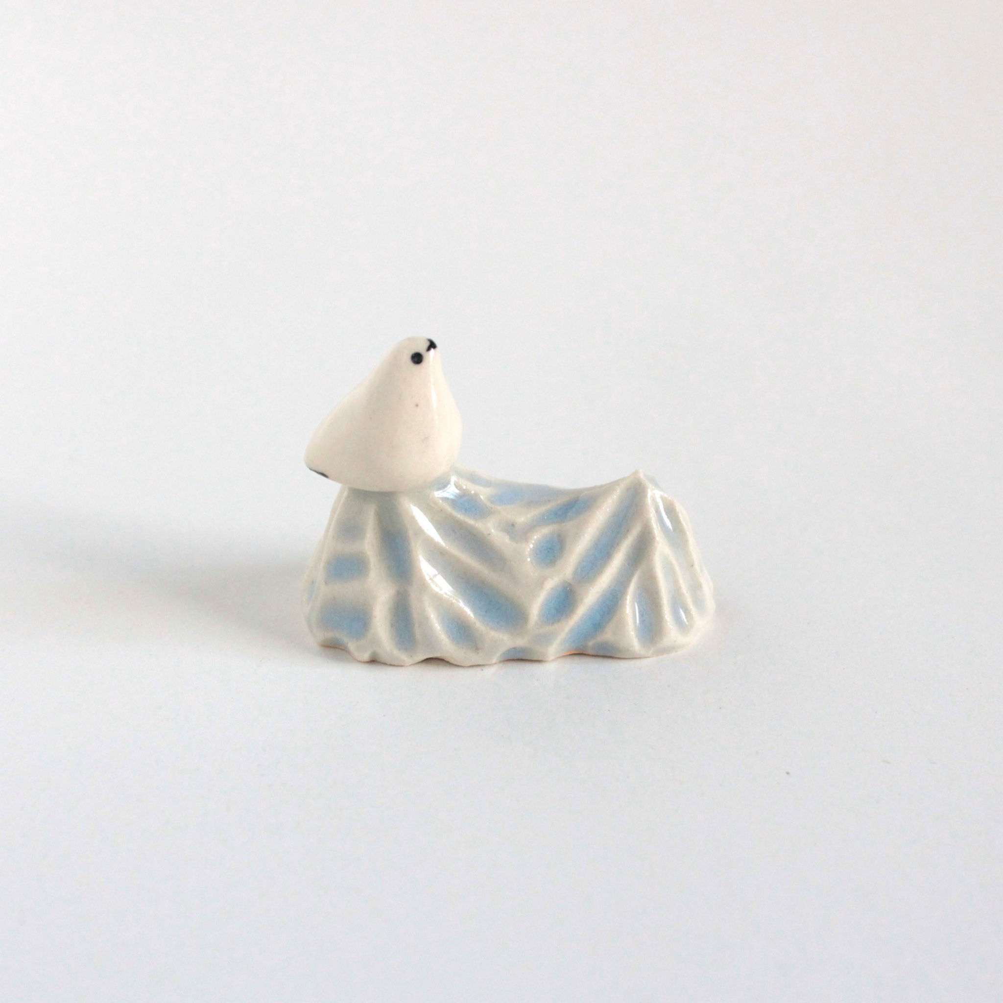 ライチョウエイド ライチョウ箸置き　山並　冬のメス