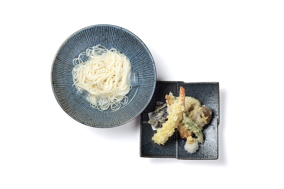 天ぷらのそうめん