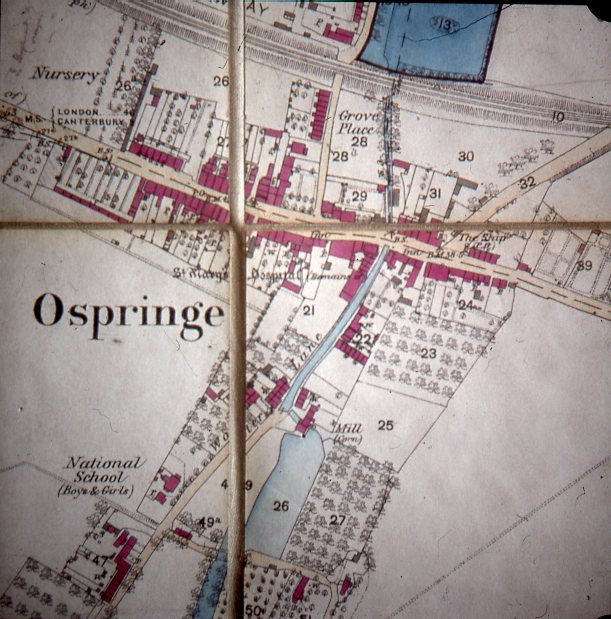 APS002-Ospringe 25inch OS map c1865
