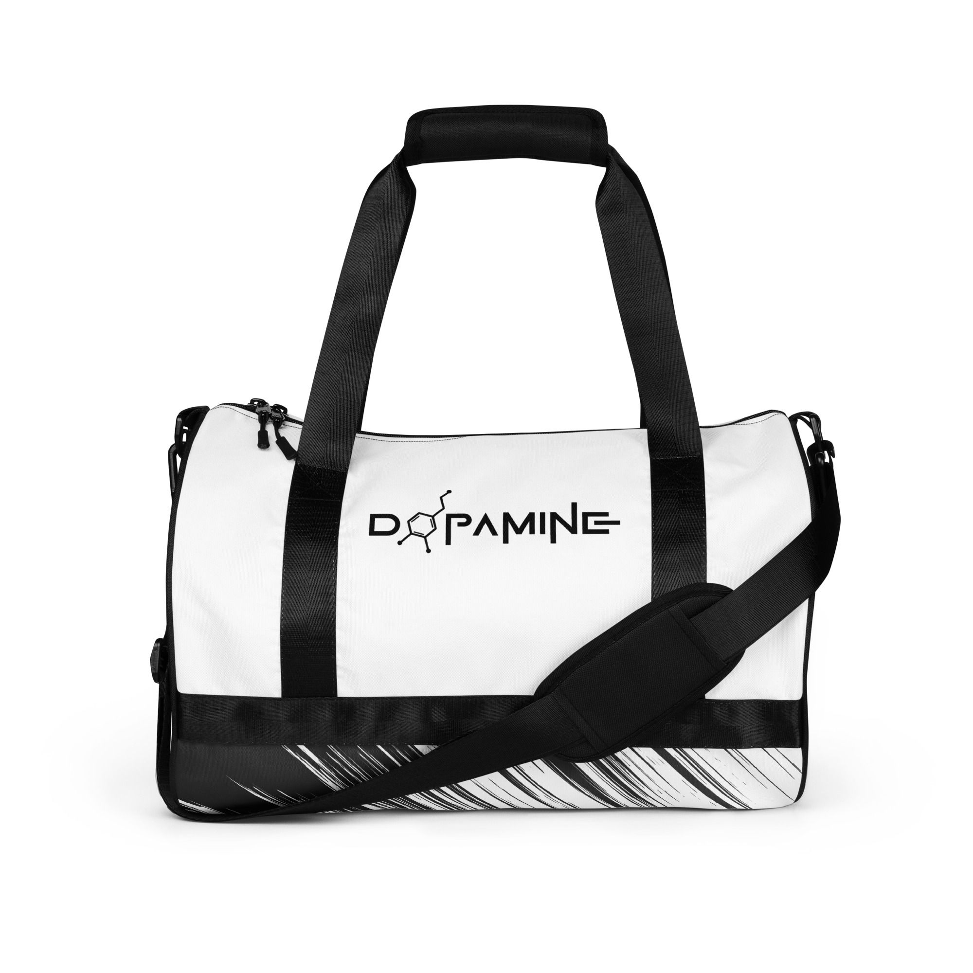 White Dopamine Gym Bag