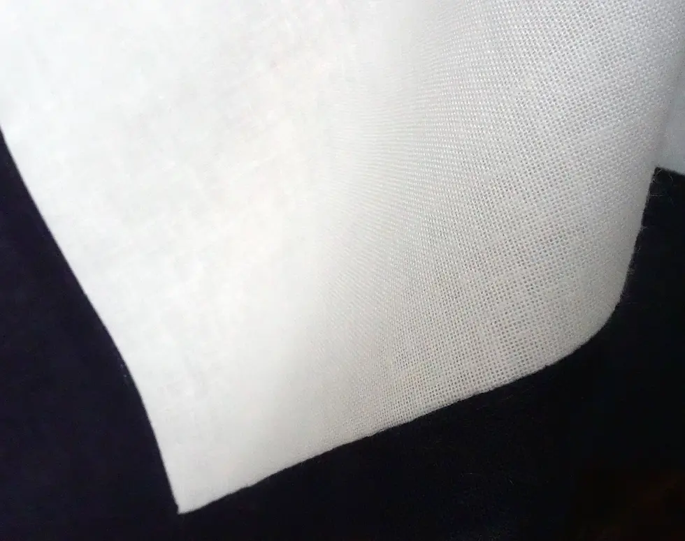 Thumbnail: Marinaio Linen Blue & Off-white Designer Table Cloth