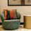 Thumbnail: Intenso Patchwork Velvet Decorative Cushion / Throw Pillow
