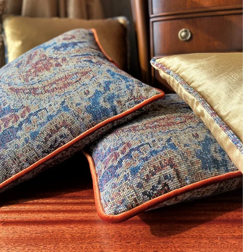 Imperio Gold Yellow Velvet Cushion Throw Pillow 22 Maggio Istanbul