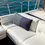 Thumbnail: Marina Lapis Blue Striped Rectangular Outdoor Cushion