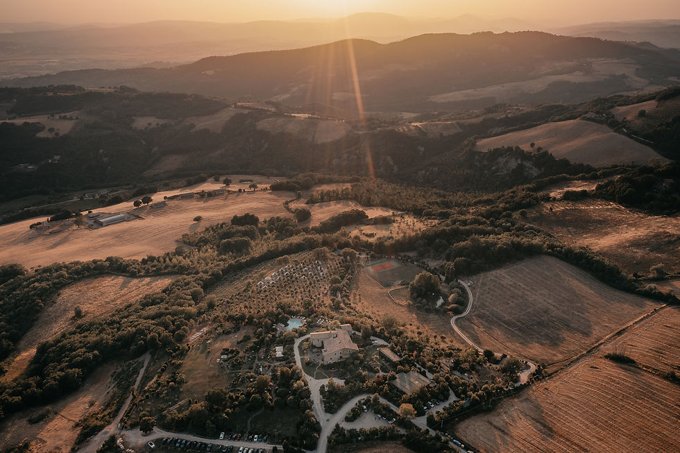 An Italian wedding reception with panoramic views, local cuisine, and a relaxed wedding weekend atmosphere.