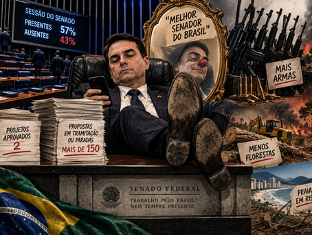 O "melhor senador do Brasil"? O que revela o mandato de Flávio Bolsonaro