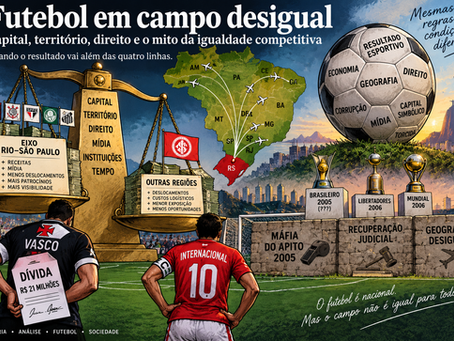 Futebol em campo desigual: capital, território, direito e o mito da igualdade competitiva