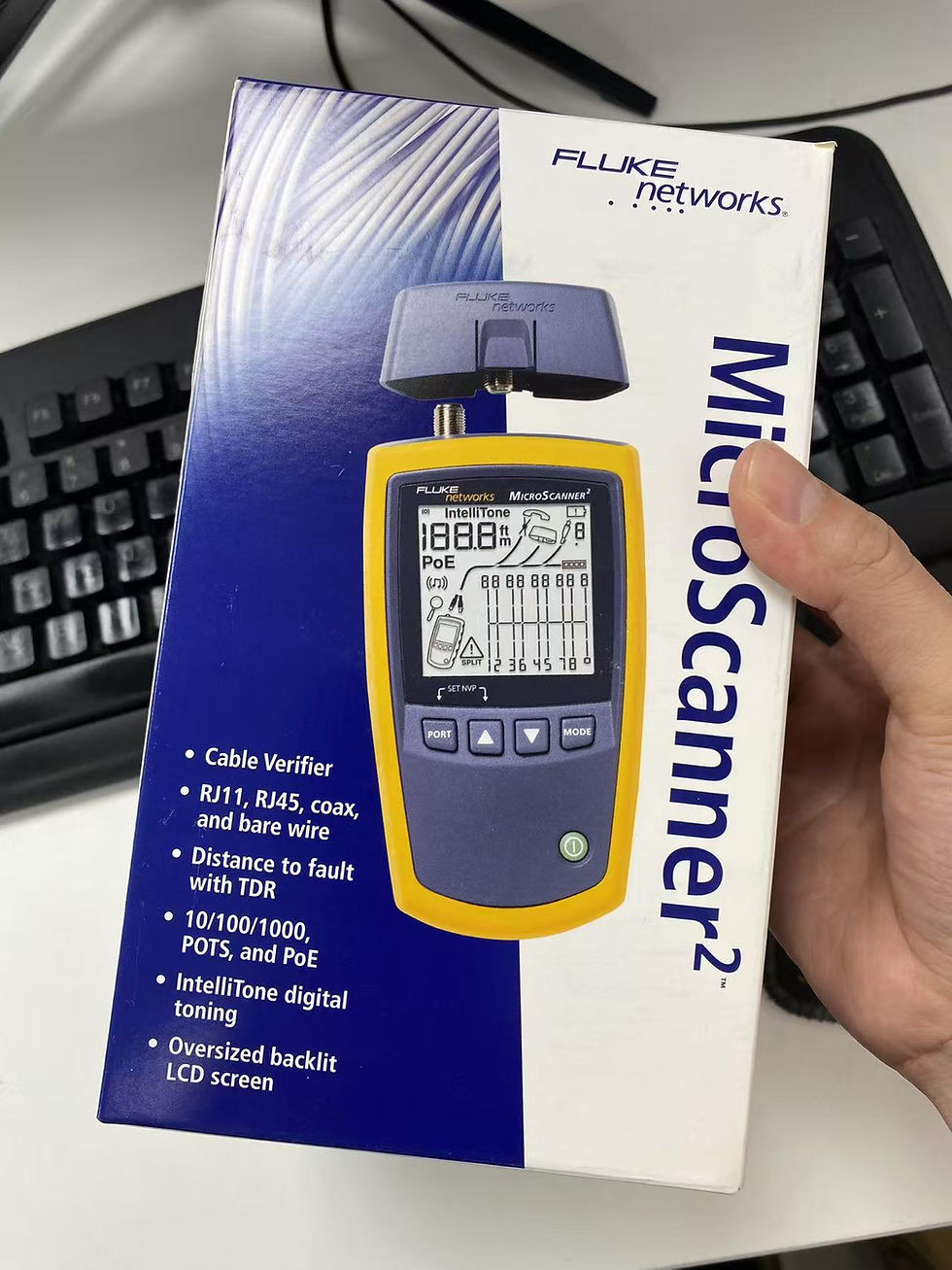 Thumbnail: Fluke MS2-100 MicroScanner2 Cable Verifier, | Original New