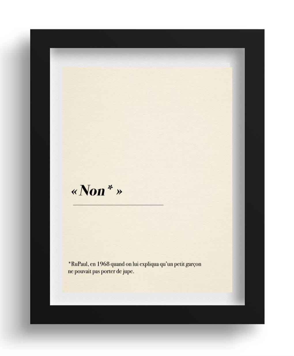 NON de RuPaul