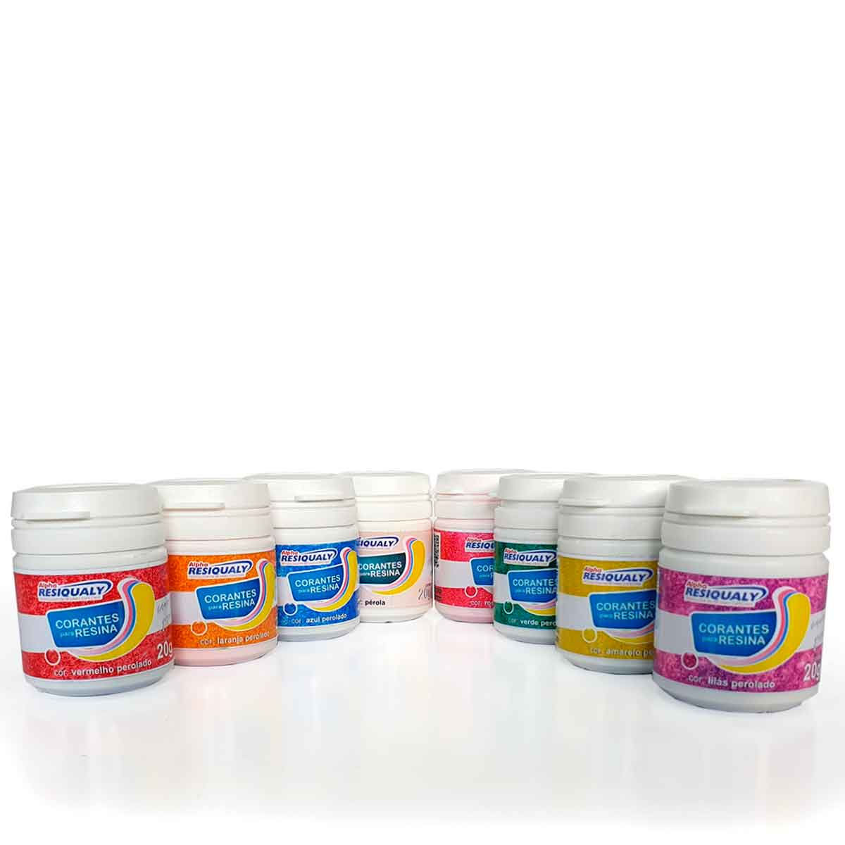 Corante perolado para resina - 8 cores(20g)