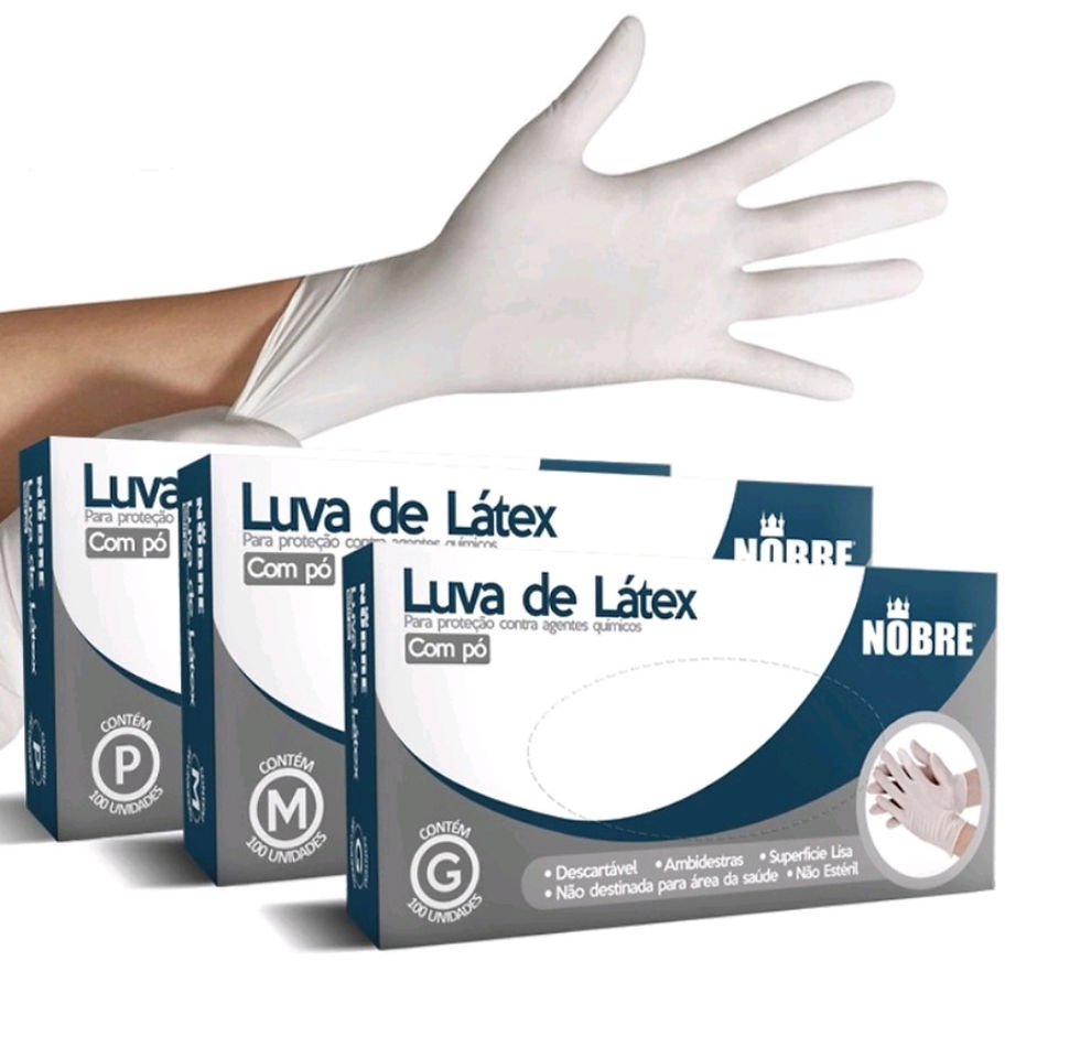 Miniatura: Luva de látex - Tam P