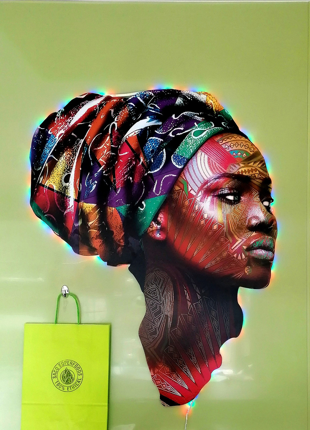 Mama Africa - art piece created by French /Senegalese artist Baro Sarré