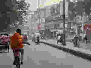 Fietsen in Delhi