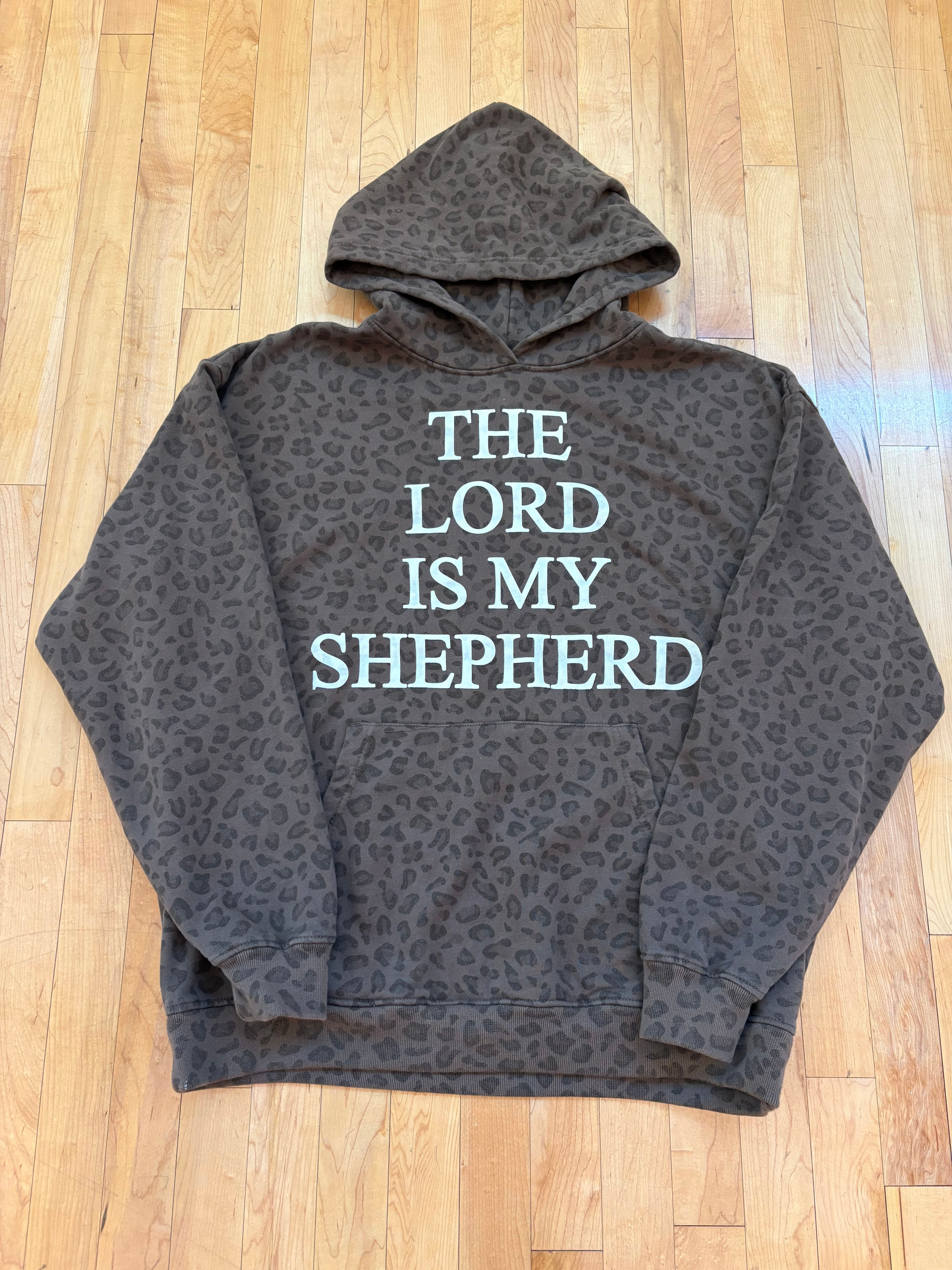 Psalm 23 Collection Leopard Print Hoodie