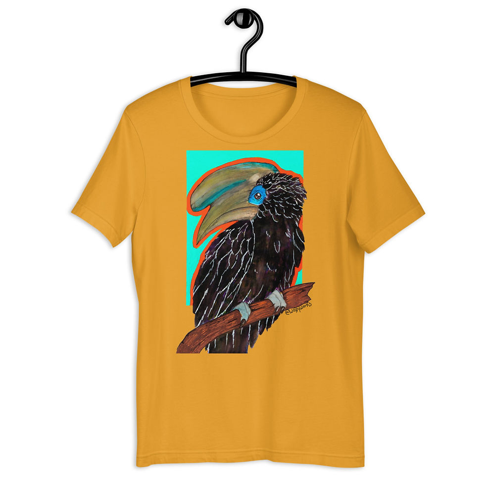 Thumbnail: Black Casqued Hornbill T-Shirt