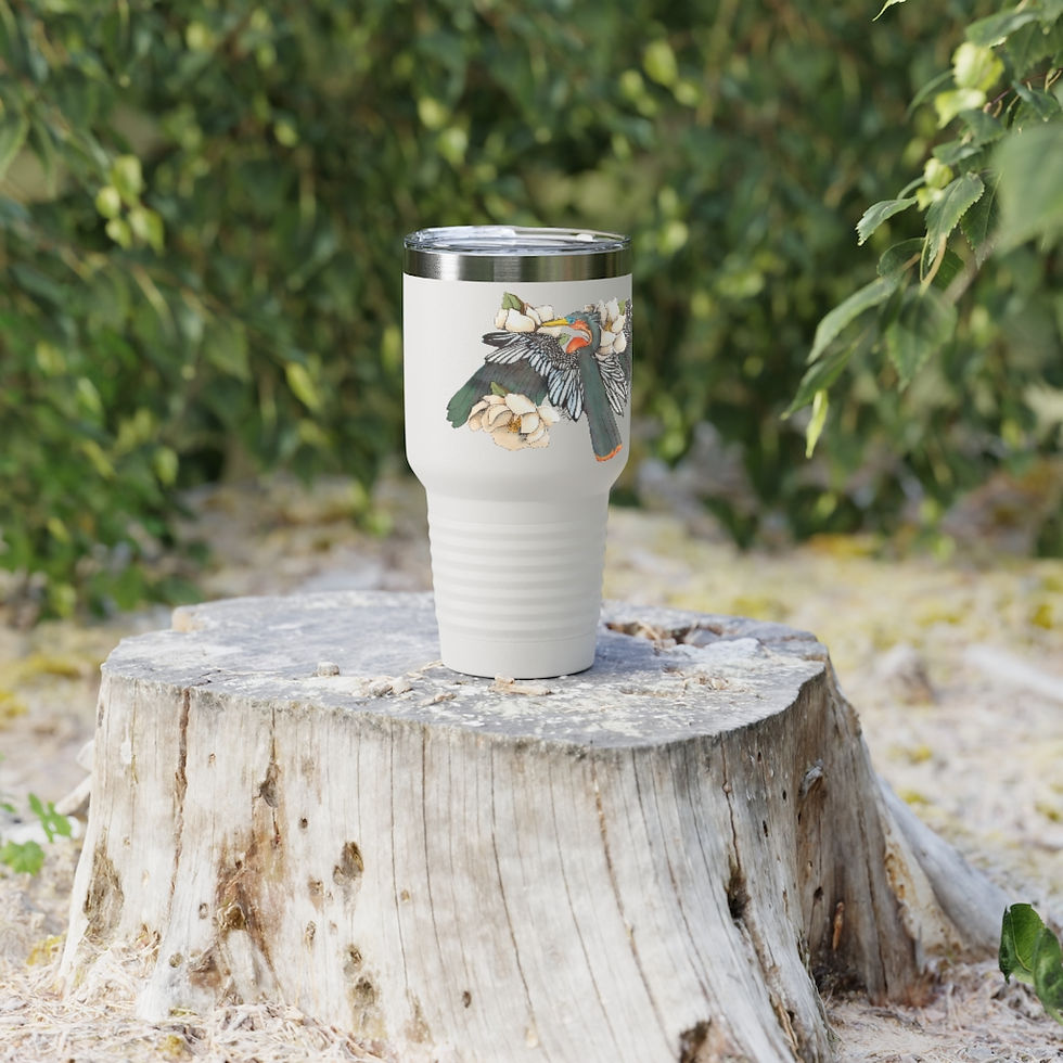 Thumbnail: Resting Anhinga Ringneck Tumbler, 30oz