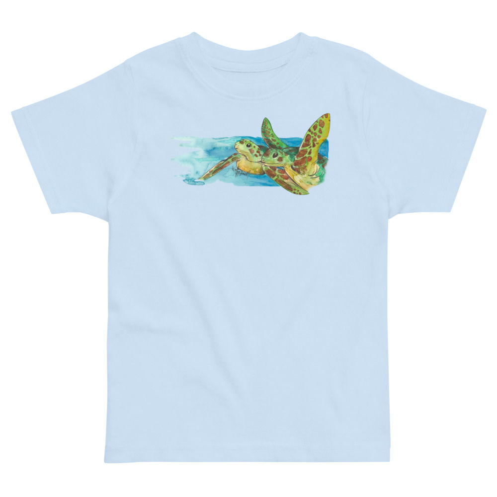 Turtle Friends Toddler Jersey Shirt